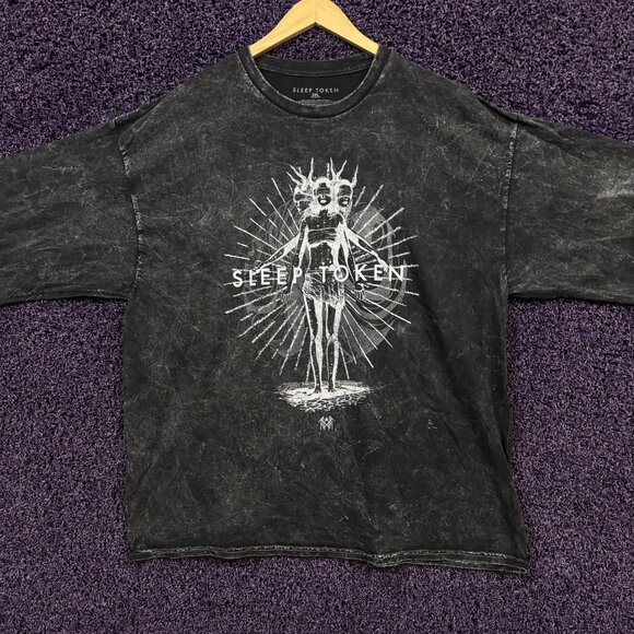 Sleep Token Rain L/S Shirt Size 2XL - Picture 1 of 6